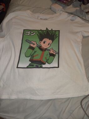 Hot Topic Hunter X Hunter Crop Top Size M (See Pics Tiny Hole)